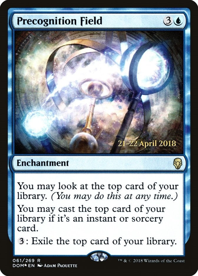 Image for Precognition Field (61) [Prerelease Cards] - Magic: The Gathering