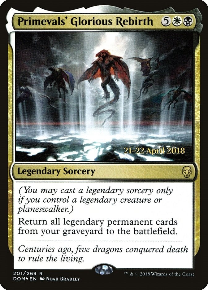 Image for Primevals' Glorious Rebirth (201) [Prerelease Cards] - Magic: The Gathering