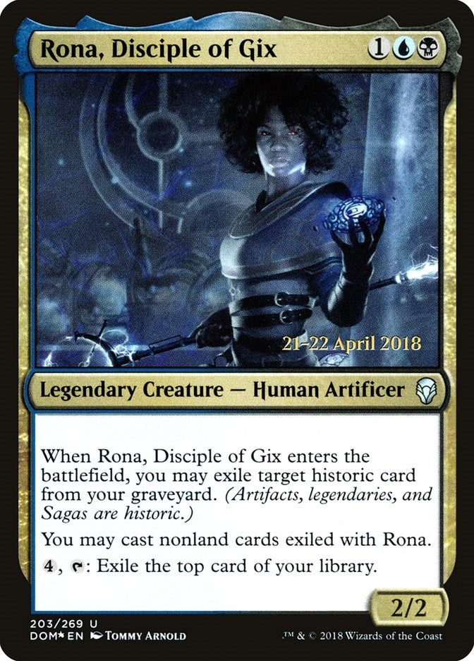 Image for Rona, Disciple of Gix (203) [Prerelease Cards] - Magic: The Gathering