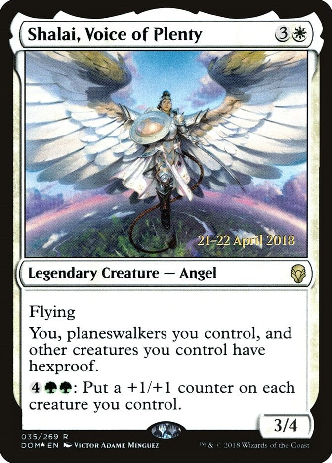 Image for Shalai, Voice of Plenty (35) [Prerelease Cards] - Magic: The Gathering