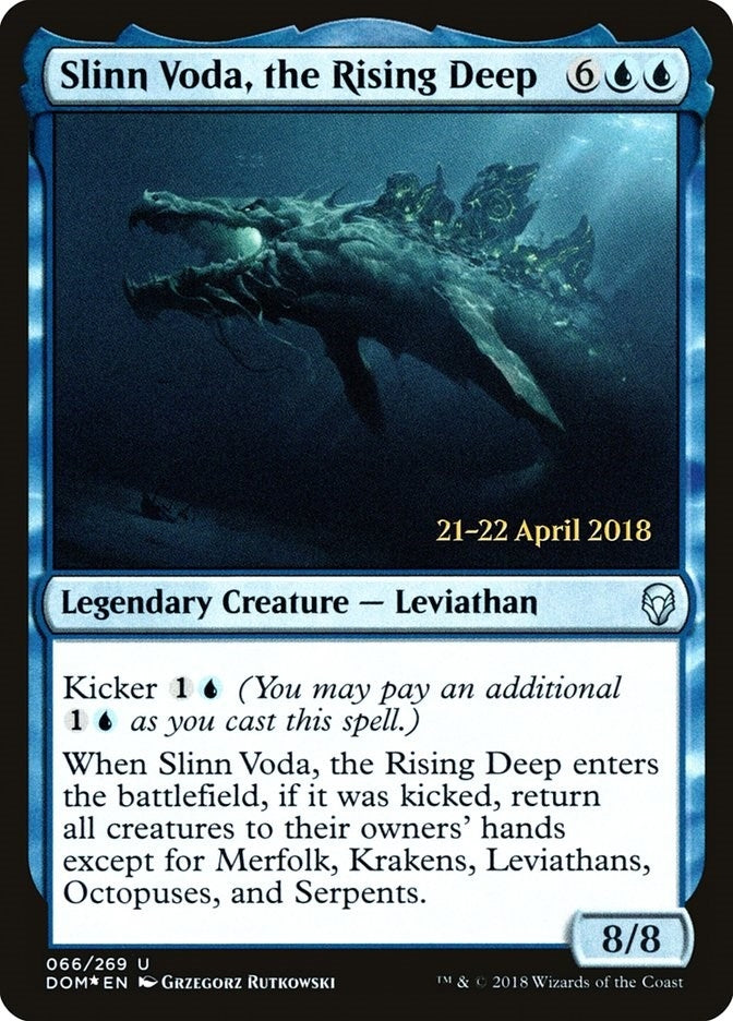 Image for Slinn Voda, the Rising Deep (66) [Prerelease Cards] - Magic: The Gathering
