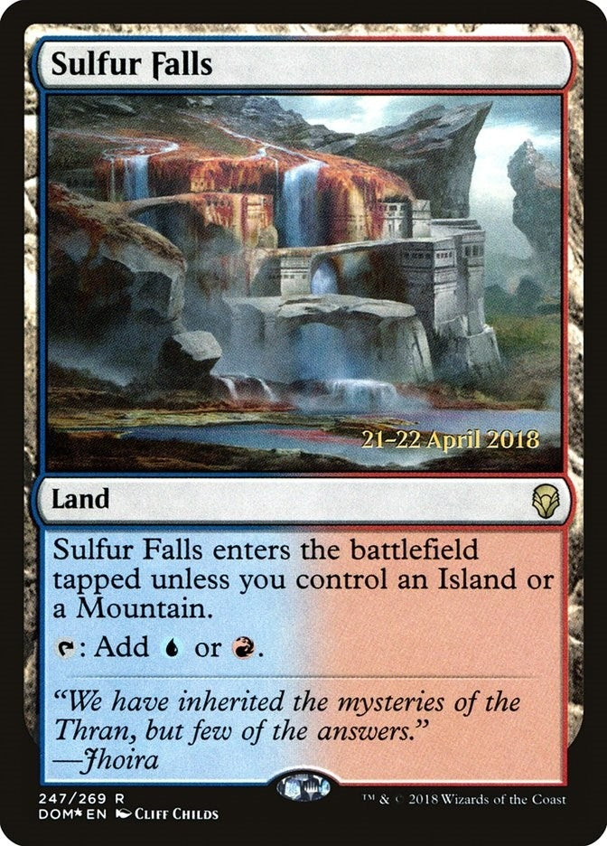 Image for Sulfur Falls (247) [Prerelease Cards] - Magic: The Gathering