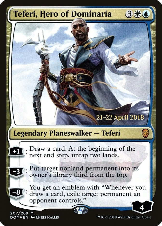 Image for Teferi, Hero of Dominaria (207) [Prerelease Cards] - Magic: The Gathering