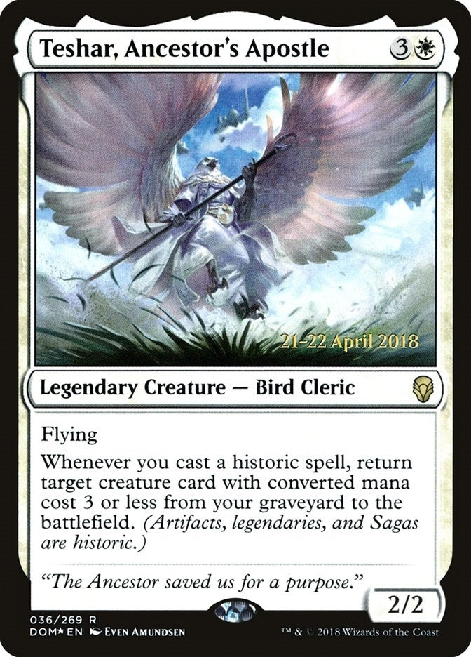 Image for Teshar, Ancestor's Apostle (36) [Prerelease Cards] - Magic: The Gathering