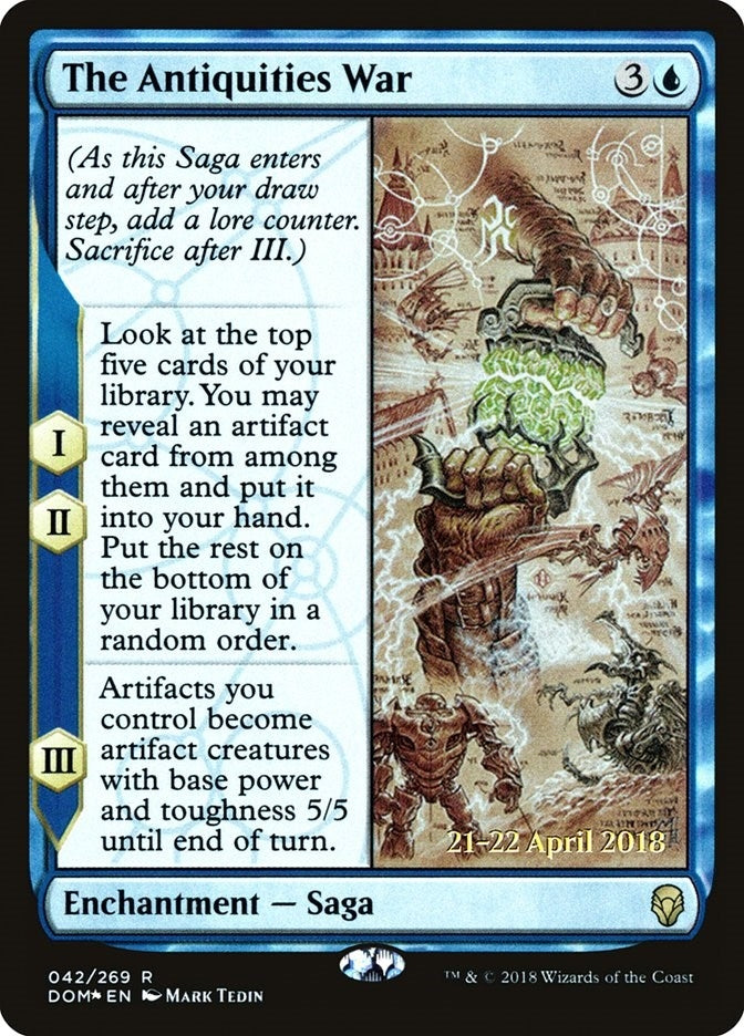 Image for The Antiquities War (42) [Prerelease Cards] - Magic: The Gathering