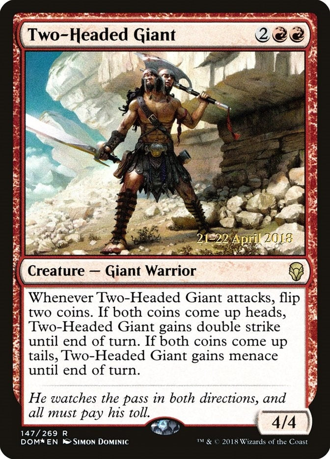 Image for Two-Headed Giant (147) [Prerelease Cards] - Magic: The Gathering