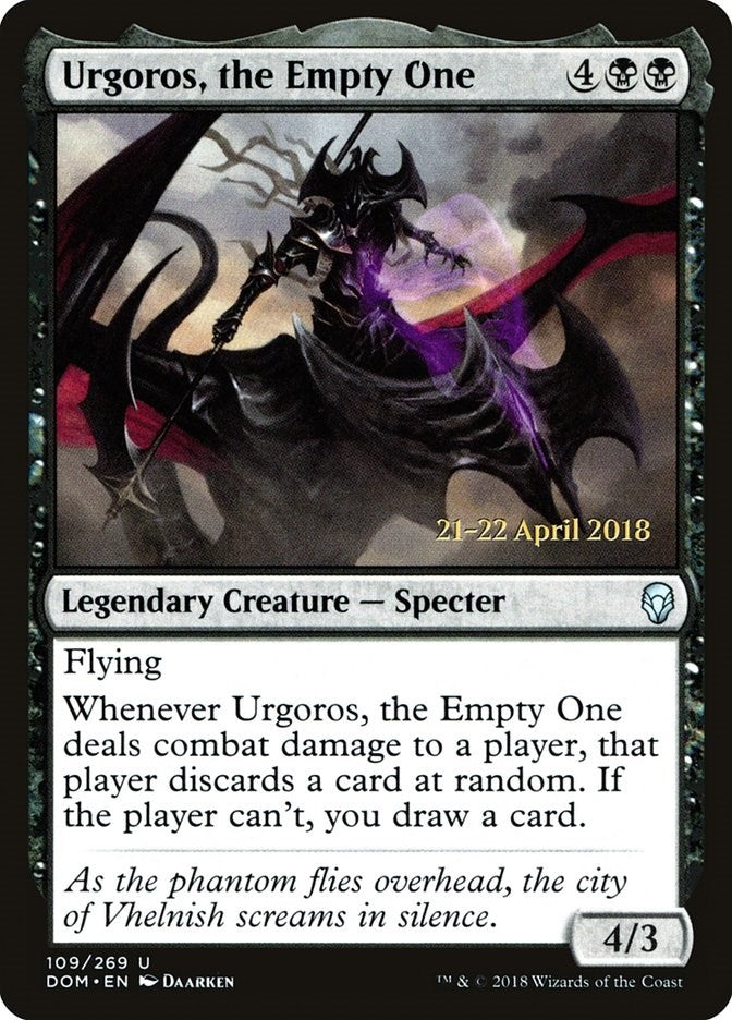 Image for Urgoros, the Empty One (109) [Prerelease Cards] - Magic: The Gathering