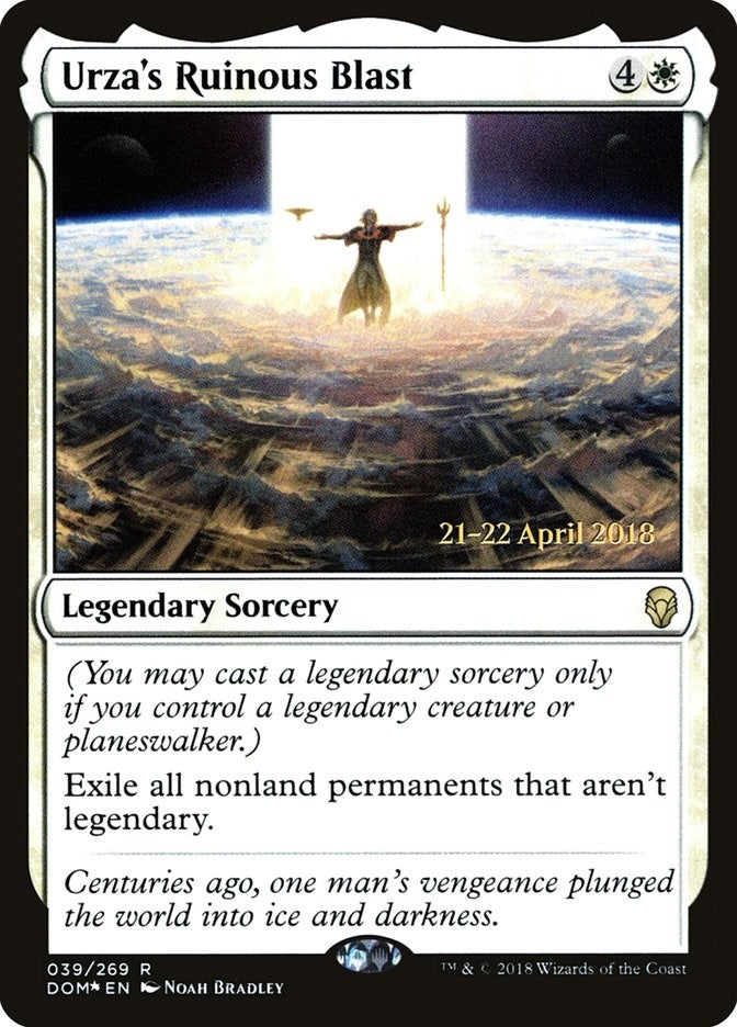 Image for Urza's Ruinous Blast (39) [Prerelease Cards] - Magic: The Gathering