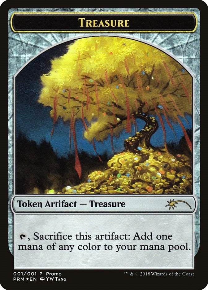 Image for Treasure Token (2018 Lunar New Year Promo) (1) [Unique and Miscellaneous Promos] - Magic: The Gathering