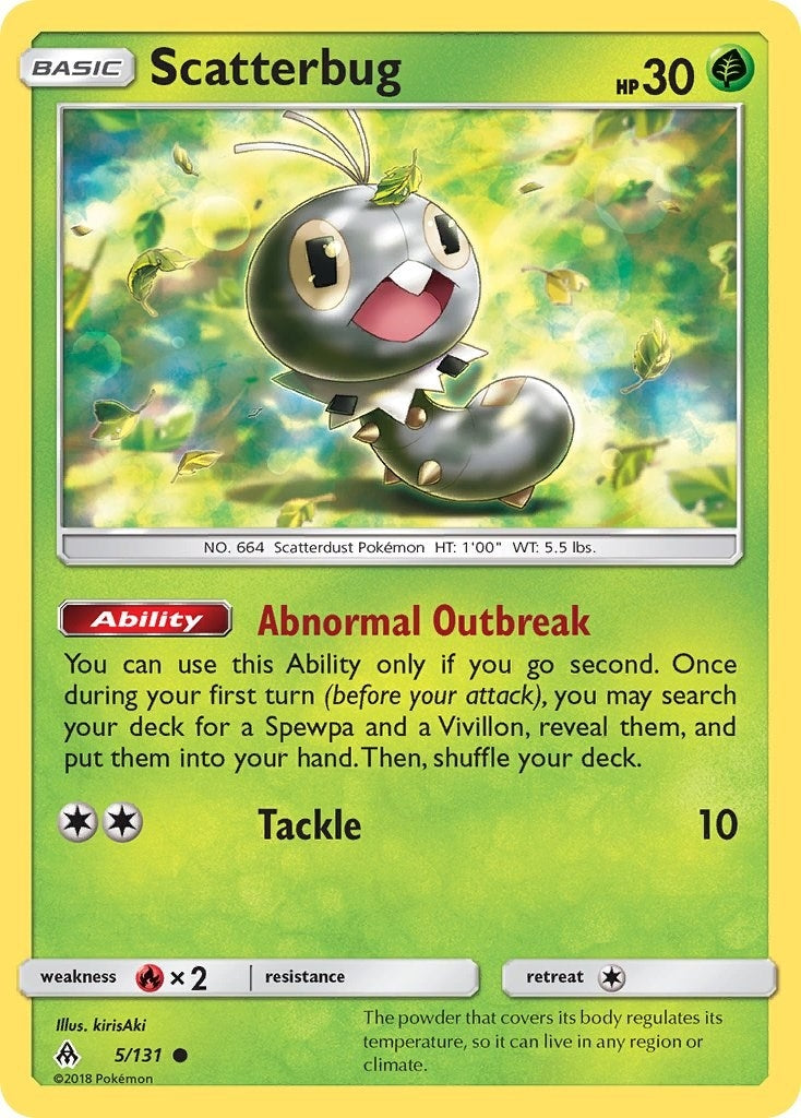 Image for Scatterbug (5) (5/131) [SM - Forbidden Light] - Pokemon