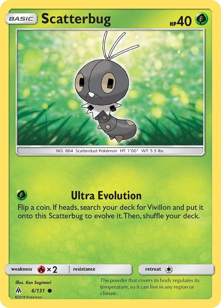 Image for Scatterbug (6) (6/131) [SM - Forbidden Light] - Pokemon