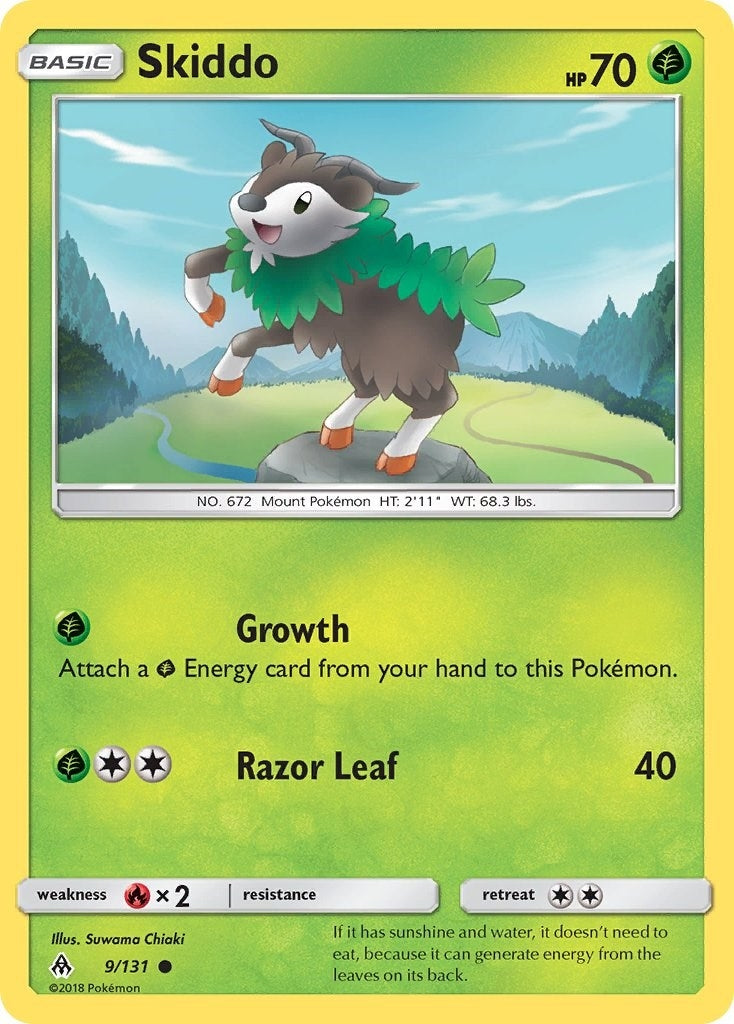 Image for Skiddo (9/131) [SM - Forbidden Light] - Pokemon
