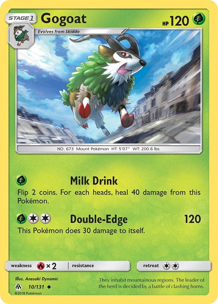 Image for Gogoat (10/131) [SM - Forbidden Light] - Pokemon