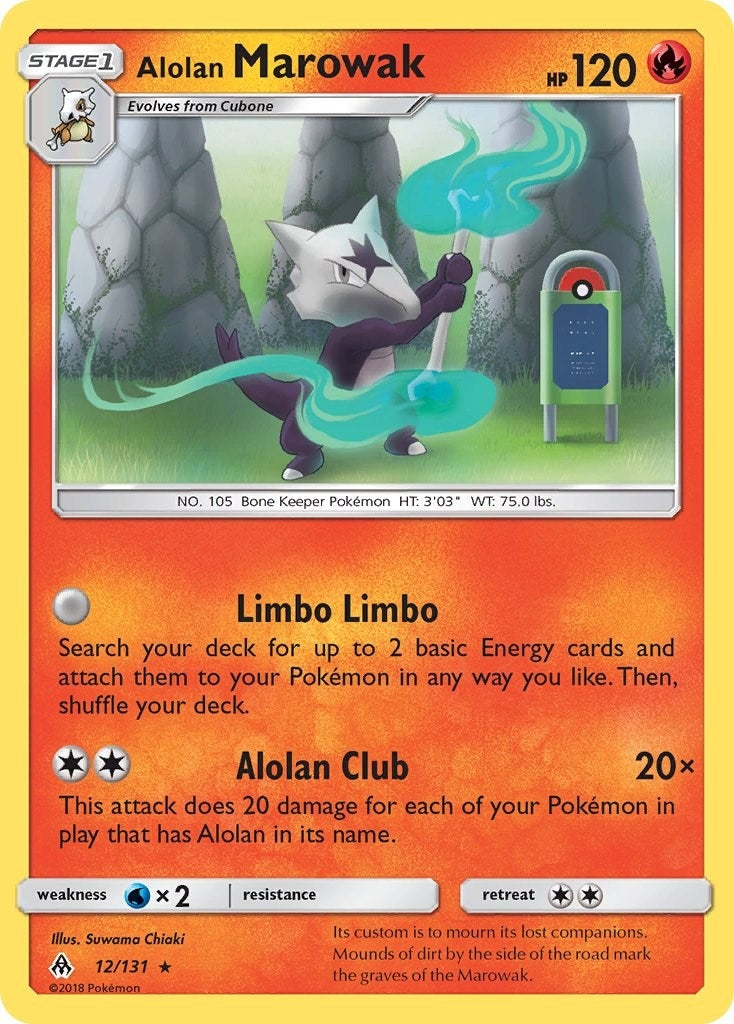 Image for Alolan Marowak (12/131) [SM - Forbidden Light] - Pokemon