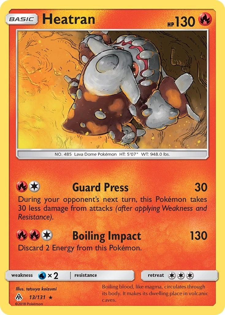 Image for Heatran (13/131) [SM - Forbidden Light] - Pokemon