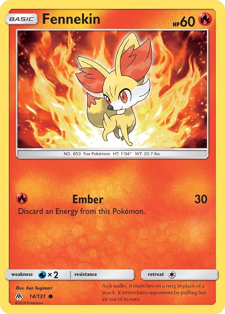 Image for Fennekin (14) (14/131) [SM - Forbidden Light] - Pokemon