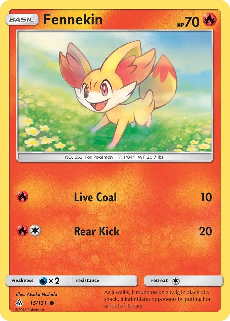 Fennekin (15) (15/131) [SM - Forbidden Light]