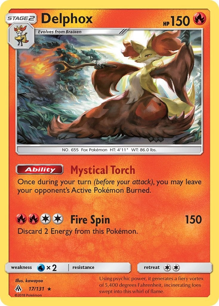 Image for Delphox (17/131) [SM - Forbidden Light] - Pokemon