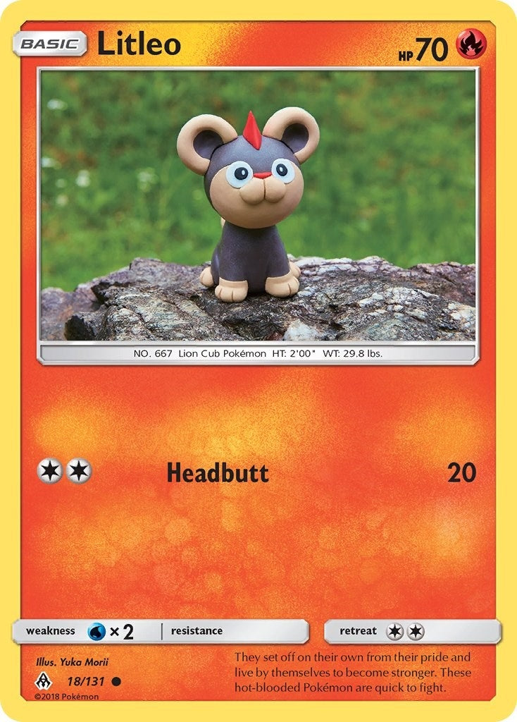 Image for Litleo (18/131) [SM - Forbidden Light] - Pokemon