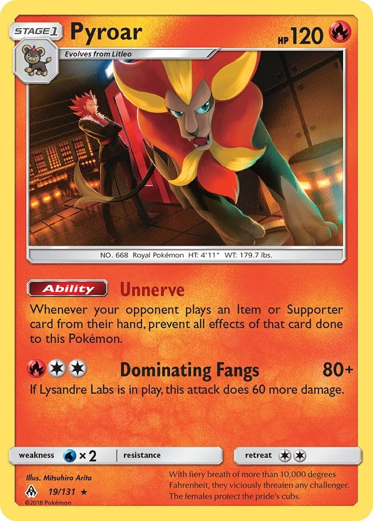 Image for Pyroar (19/131) [SM - Forbidden Light] - Pokemon