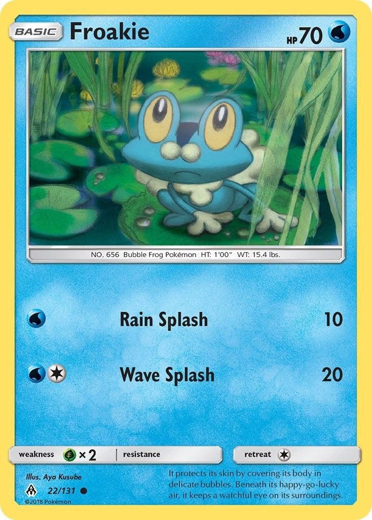 Image for Froakie (22) (22/131) [SM - Forbidden Light] - Pokemon