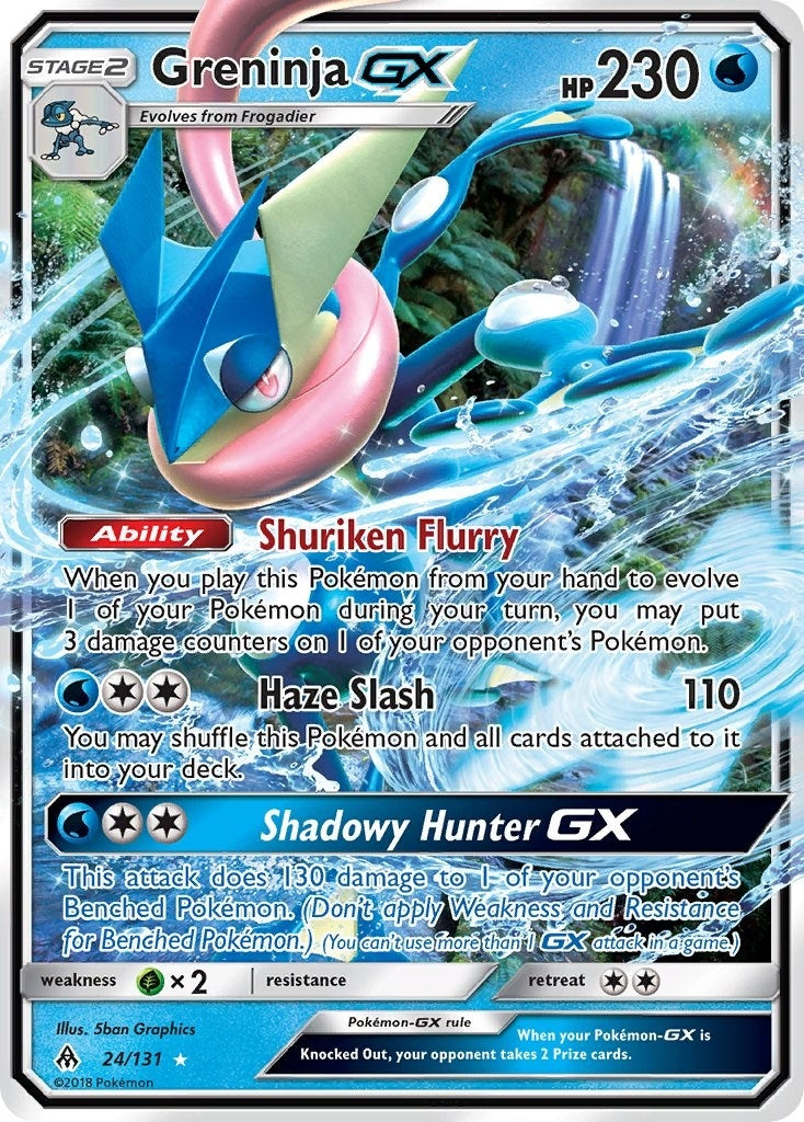Image for Greninja GX (24/131) [SM - Forbidden Light] - Pokemon