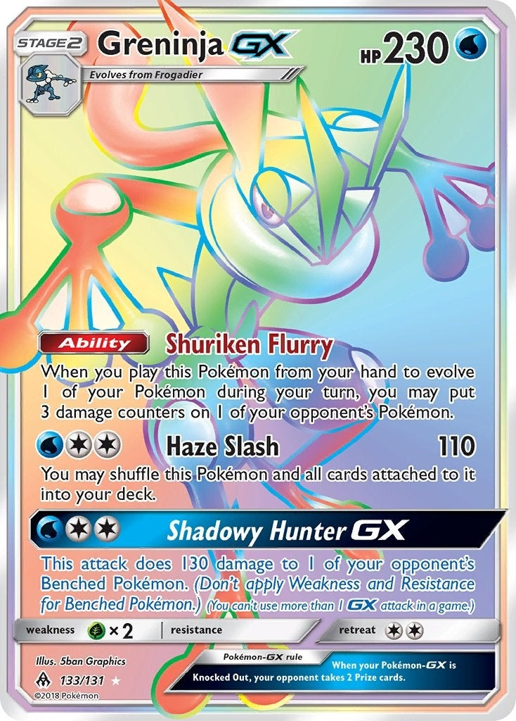 Image for Greninja GX (Secret) (133/131) [SM - Forbidden Light] - Pokemon
