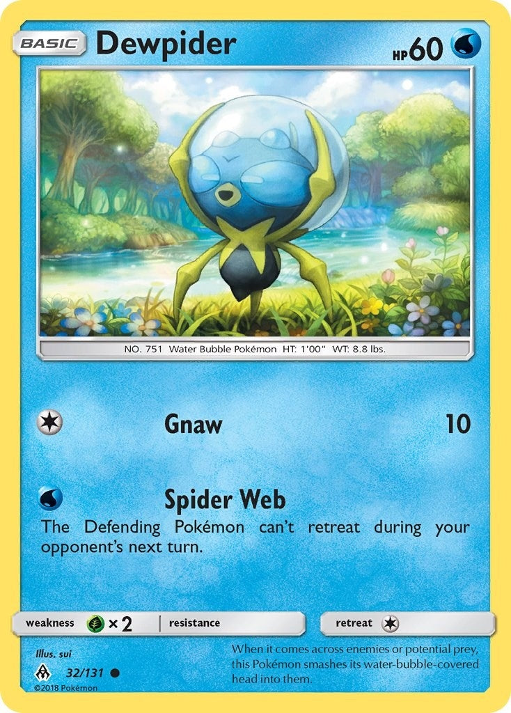 Image for Dewpider (32/131) [SM - Forbidden Light] - Pokemon