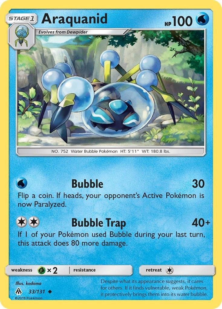 Image for Araquanid (33/131) [SM - Forbidden Light] - Pokemon