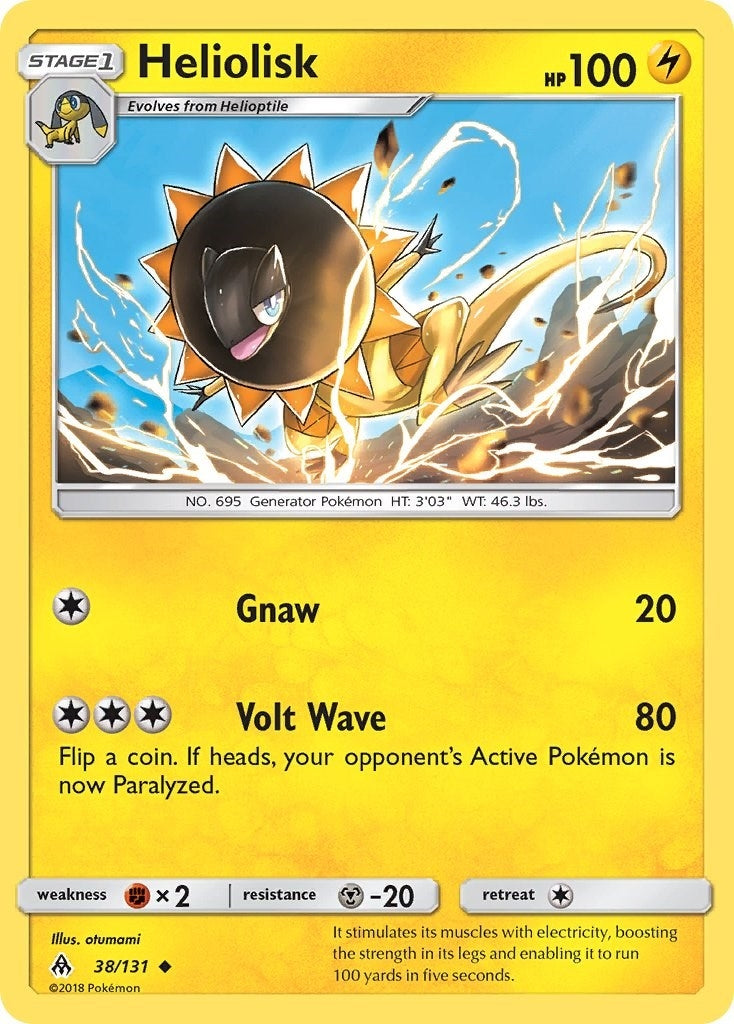 Image for Heliolisk (38/131) [SM - Forbidden Light] - Pokemon