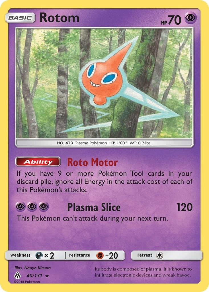 Image for Rotom (40/131) [SM - Forbidden Light] - Pokemon