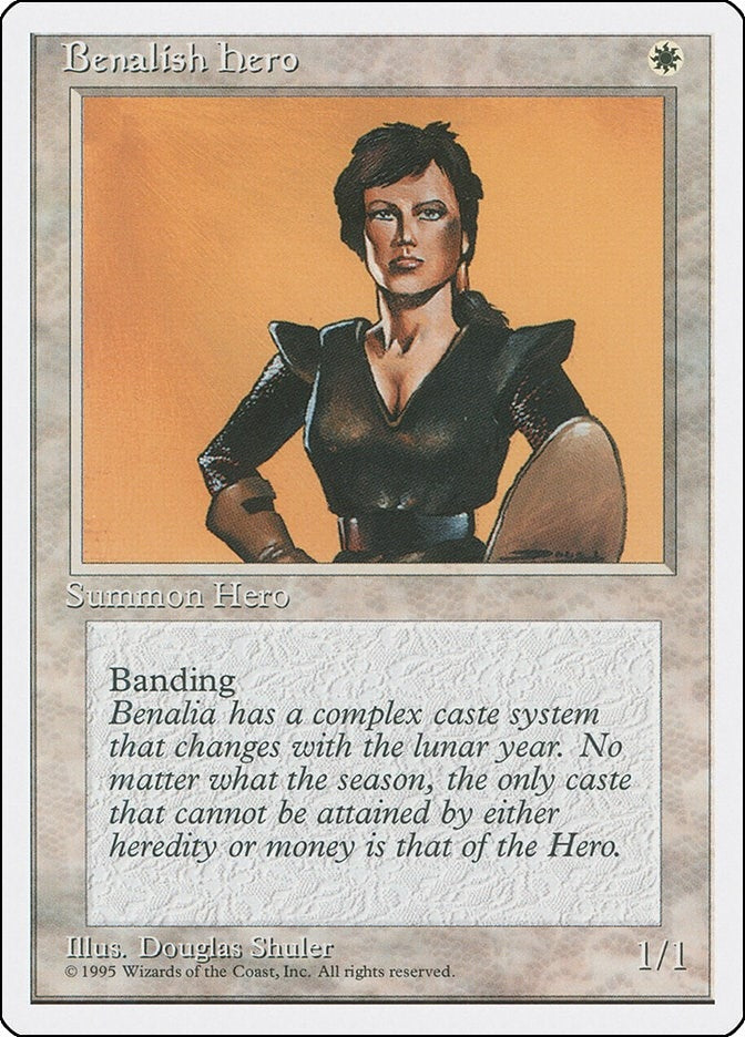 Image for Benalish Hero [Fourth Edition] - Magic: The Gathering