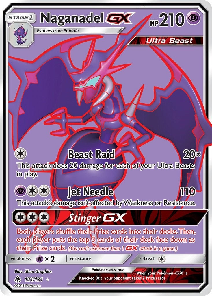 Image for Naganadel GX (Full Art) (121/131) [SM - Forbidden Light] - Pokemon