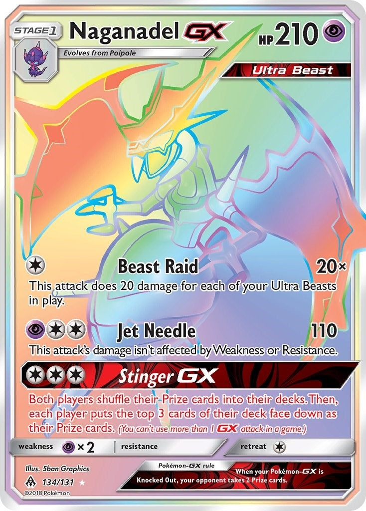 Image for Naganadel GX (Secret) (134/131) [SM - Forbidden Light] - Pokemon