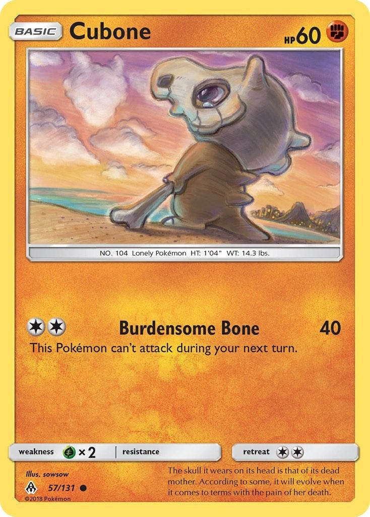 Image for Cubone (57/131) [SM - Forbidden Light] - Pokemon