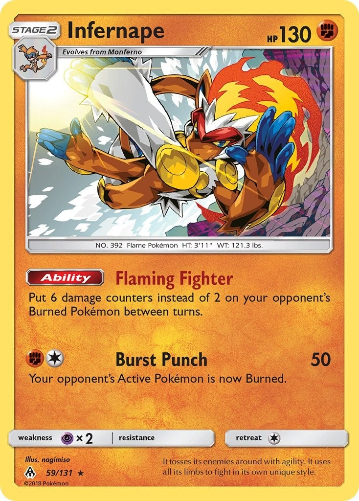 Image for Infernape (59/131) [SM - Forbidden Light] - Pokemon