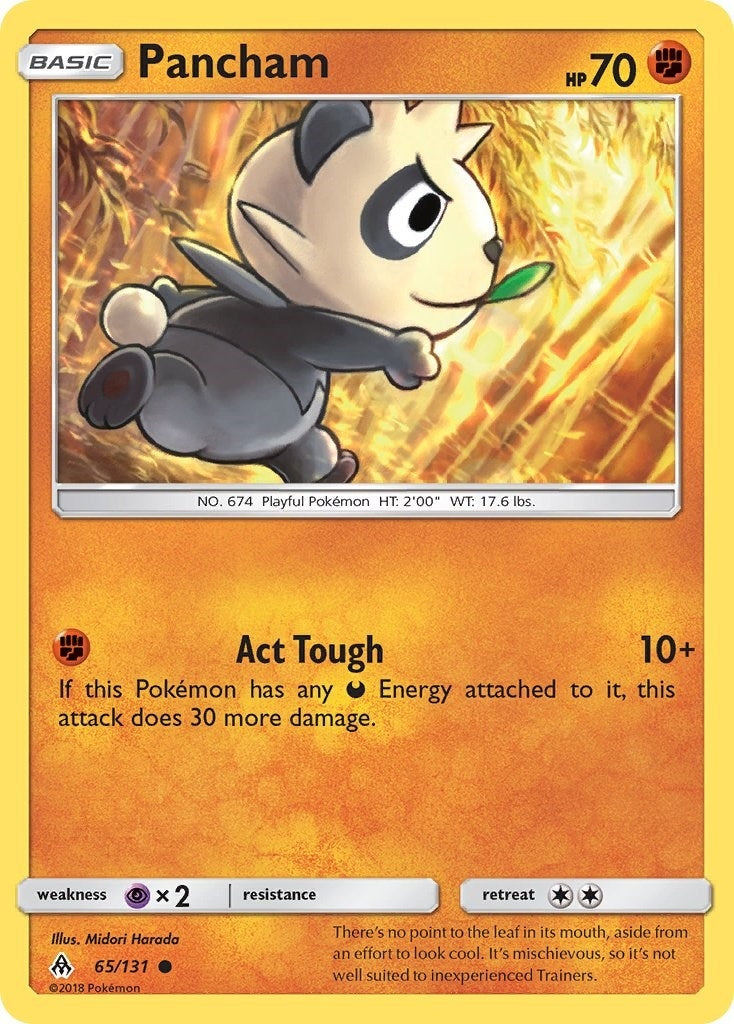 Image for Pancham (65/131) [SM - Forbidden Light] - Pokemon
