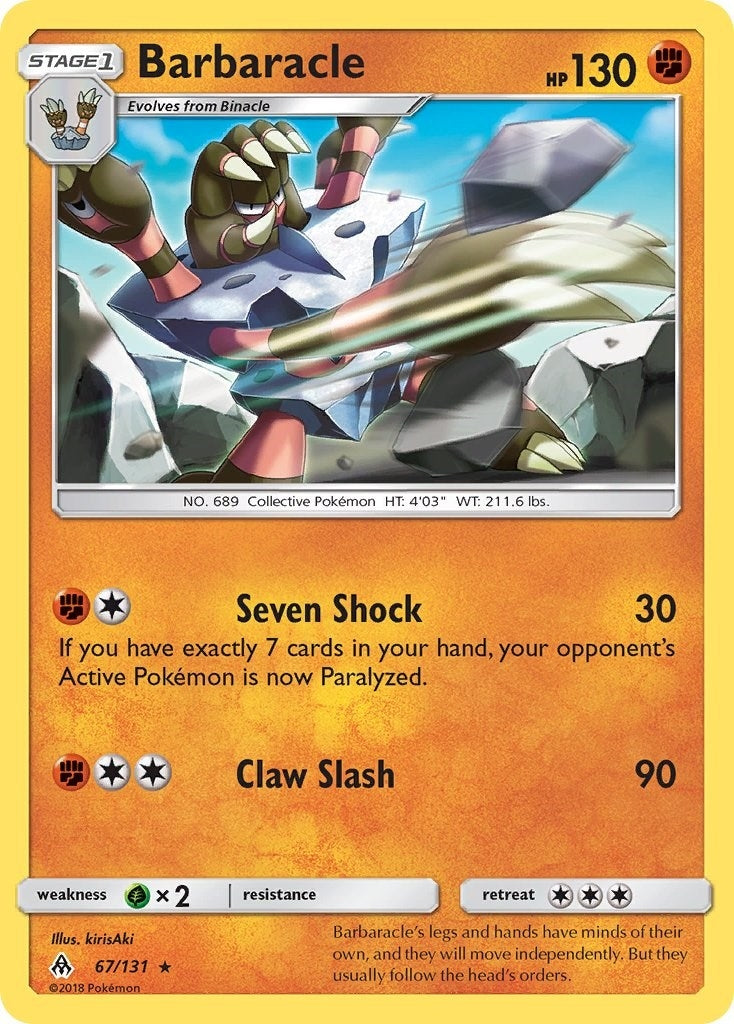 Image for Barbaracle (67/131) [SM - Forbidden Light] - Pokemon