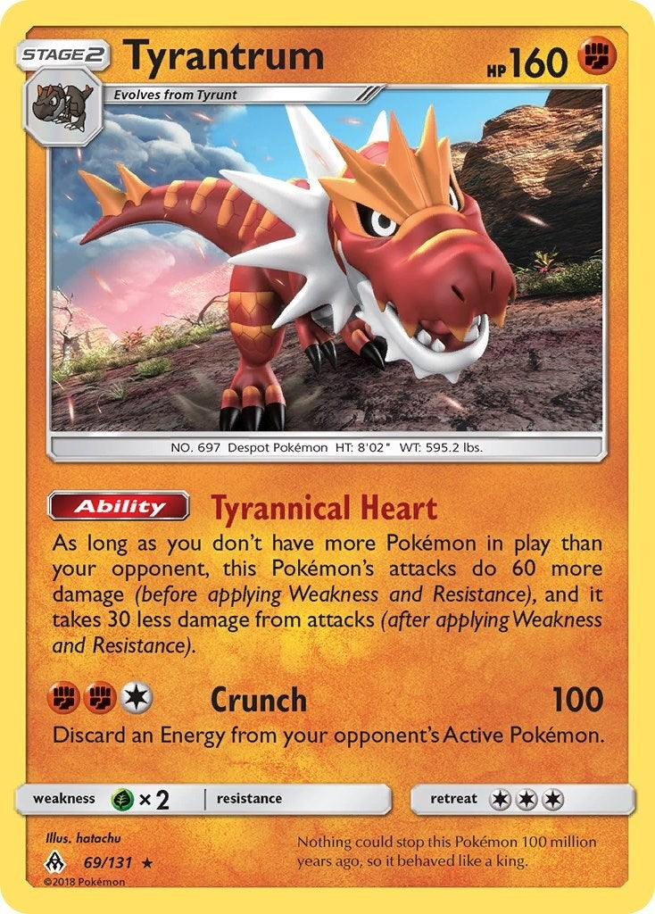 Image for Tyrantrum (69/131) [SM - Forbidden Light] - Pokemon