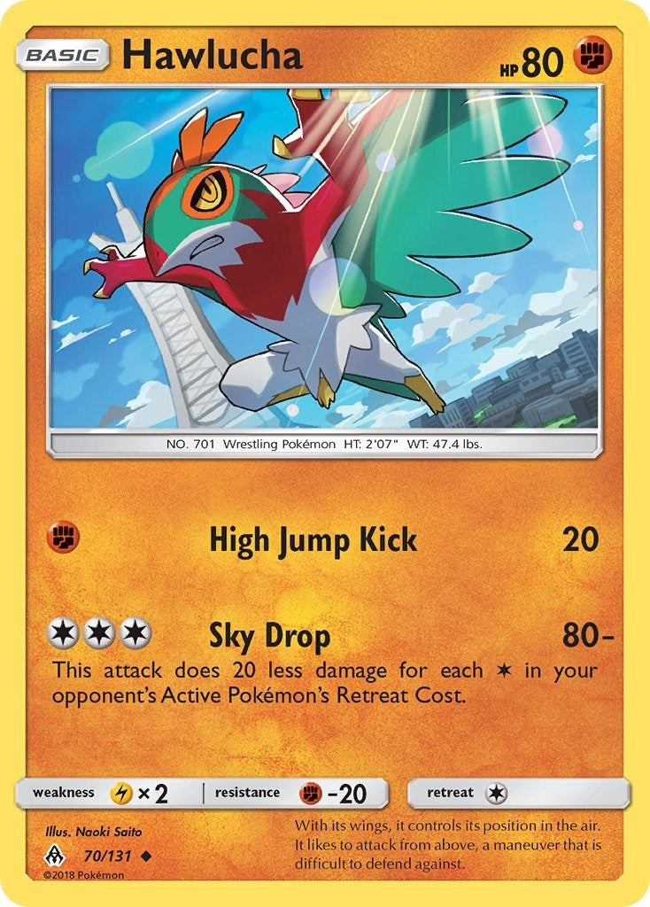 Image for Hawlucha (70/131) [SM - Forbidden Light] - Pokemon