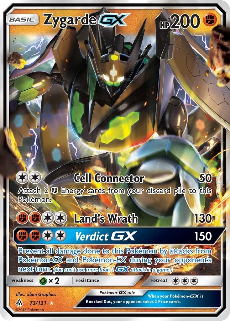 Image for Zygarde GX (73/131) [SM - Forbidden Light] - Pokemon