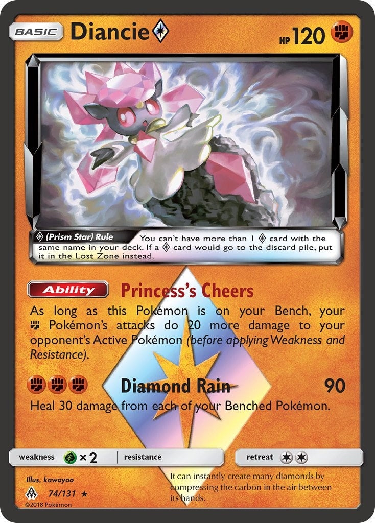 Image for Diancie Prism Star (74/131) [SM - Forbidden Light] - Pokemon