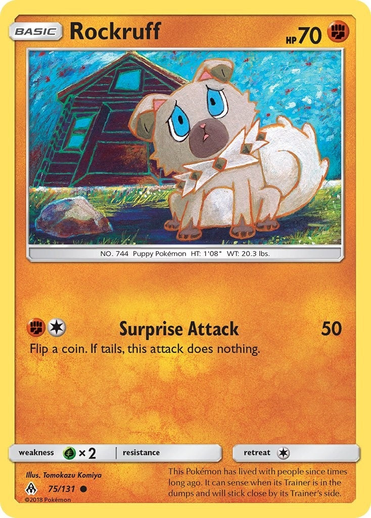 Image for Rockruff (75/131) [SM - Forbidden Light] - Pokemon