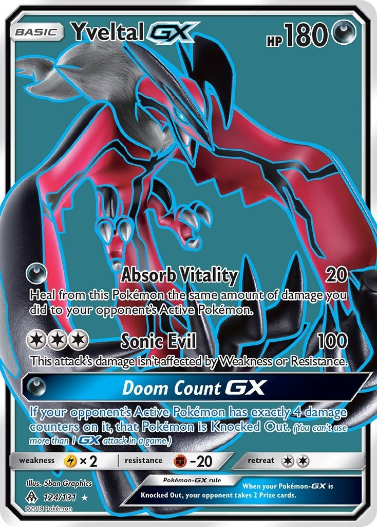 Image for Yveltal GX (Full Art) (124/131) [SM - Forbidden Light] - Pokemon