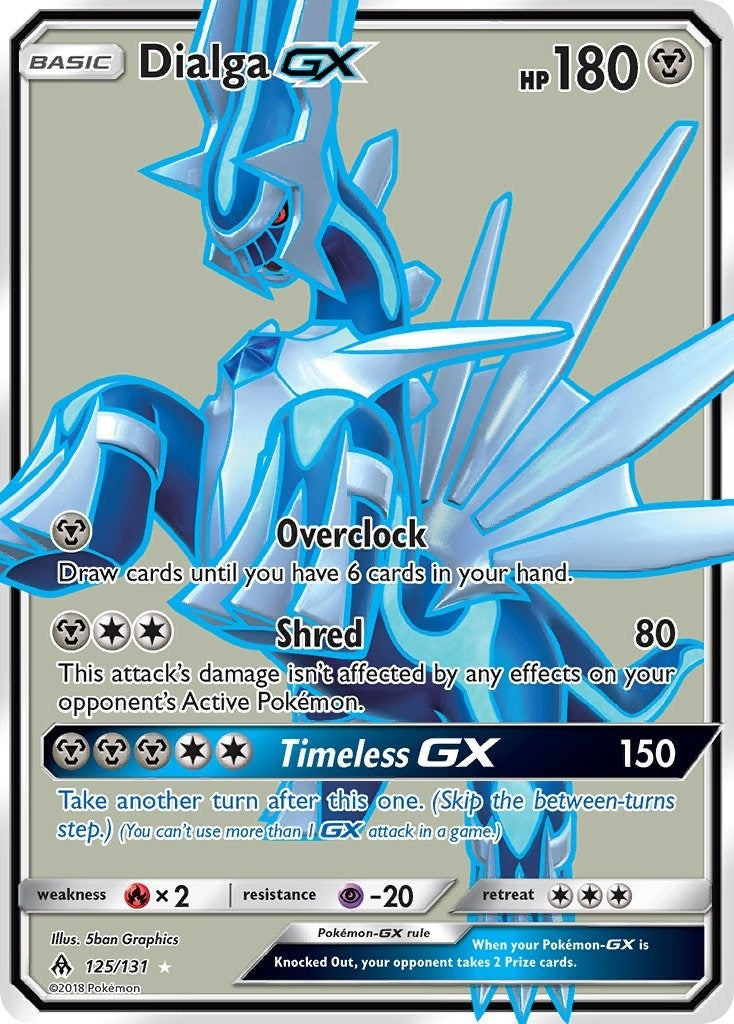 Image for Dialga GX (Full Art) (125/131) [SM - Forbidden Light] - Pokemon
