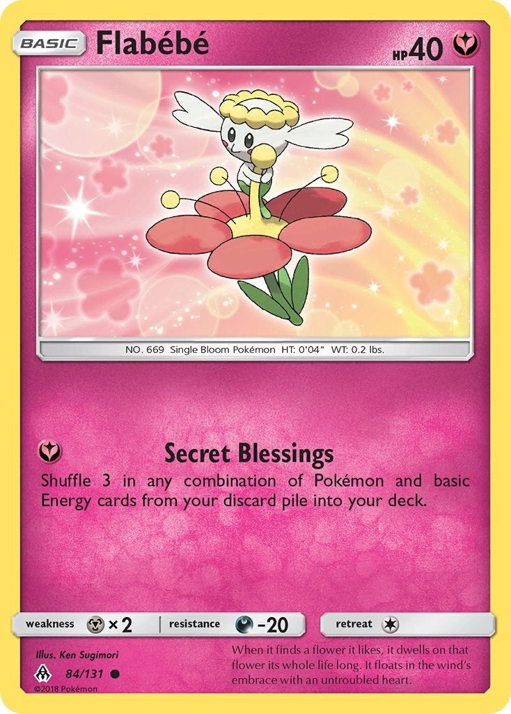 Image for Flabebe (84) (84/131) [SM - Forbidden Light] - Pokemon