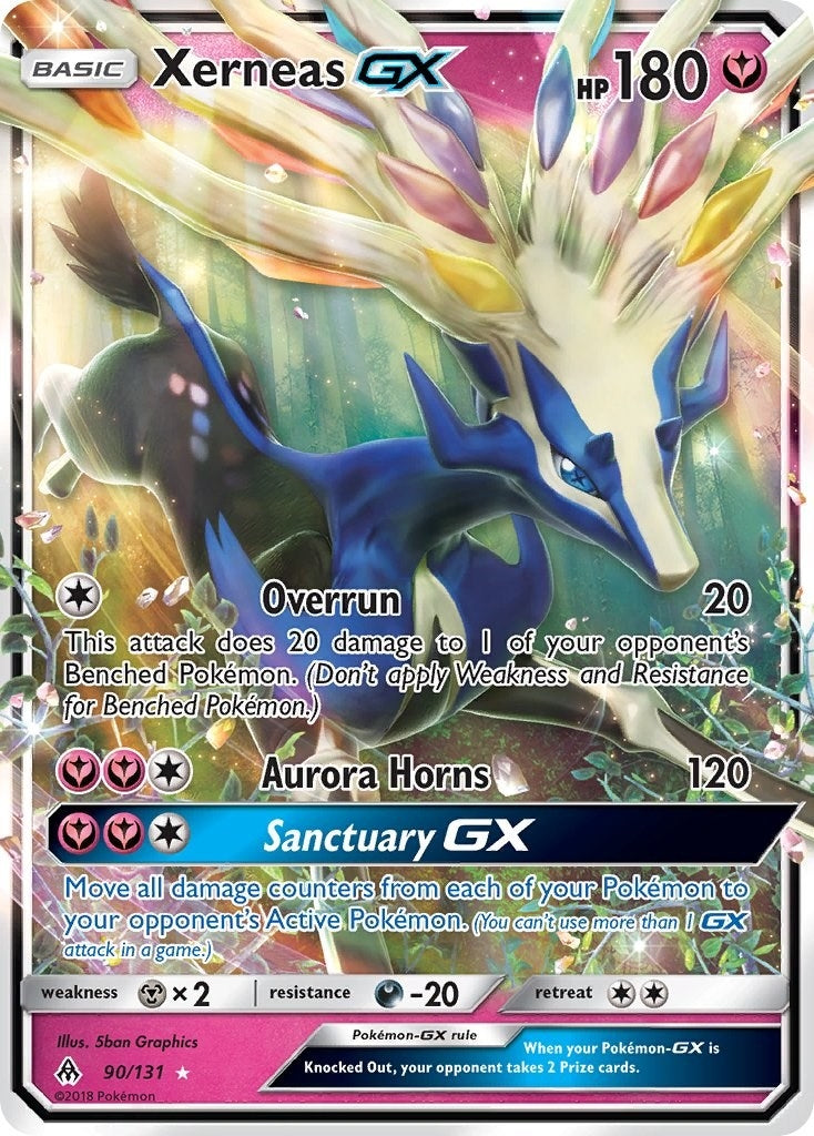 Image for Xerneas GX (90/131) [SM - Forbidden Light] - Pokemon