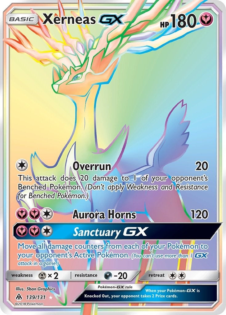 Image for Xerneas GX (Secret) (139/131) [SM - Forbidden Light] - Pokemon