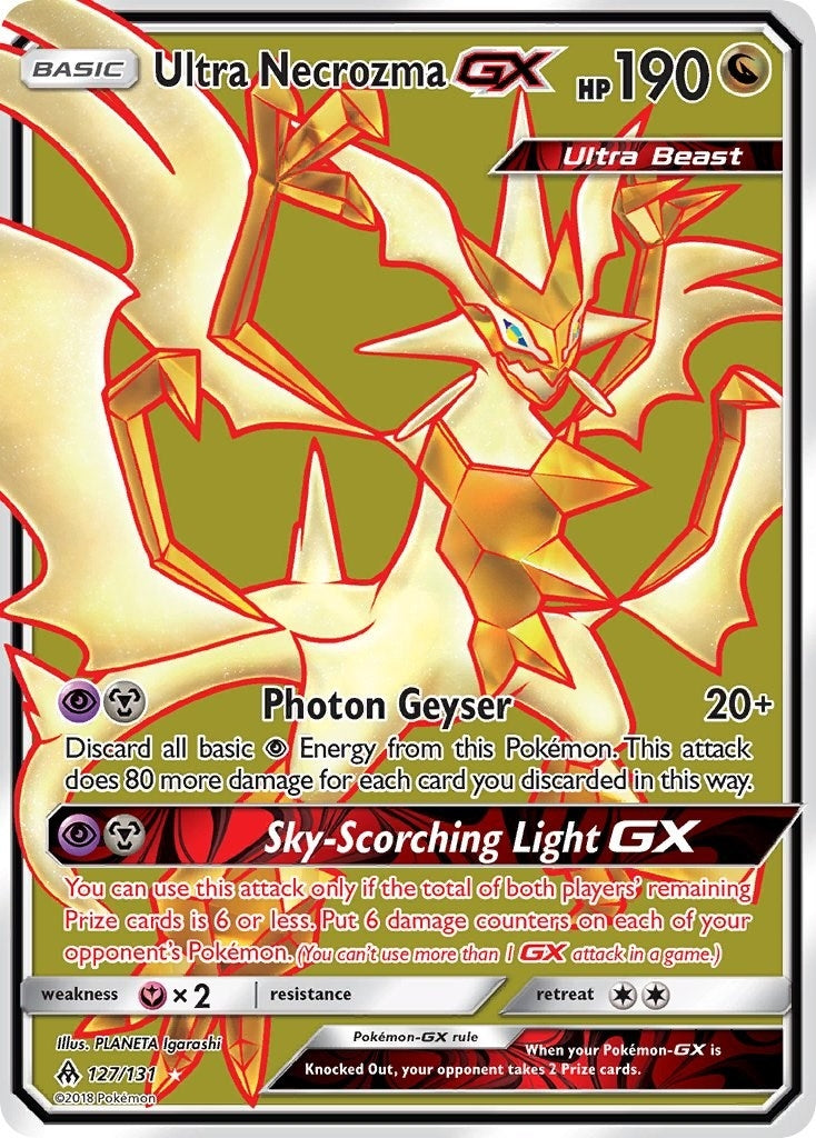 Image for Ultra Necrozma GX (Full Art) (127/131) [SM - Forbidden Light] - Pokemon