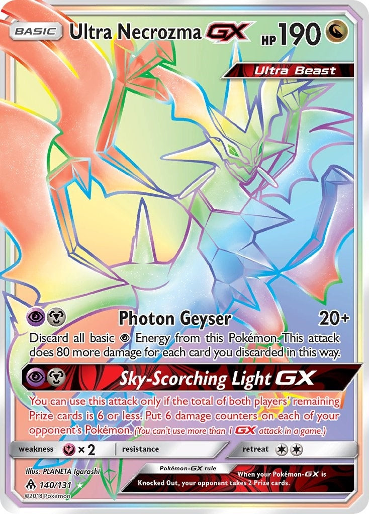 Image for Ultra Necrozma GX (Secret) (140/131) [SM - Forbidden Light] - Pokemon